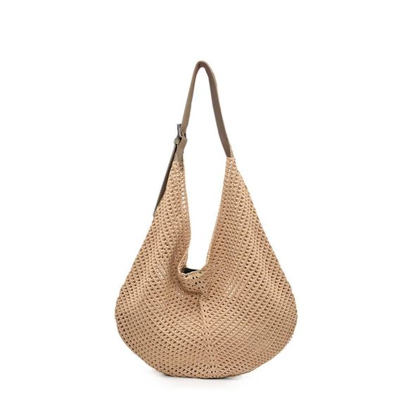 Cotton Crochet String Bag Slouchy Summer Beach Hobo Purse Bohemian :> - Picture 1 of 6